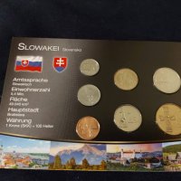 Комплектен сет - Словакия , снимка 1 - Нумизматика и бонистика - 37408555