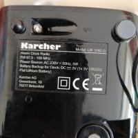 Радиочасовник KARCHER UR 1040G, снимка 10 - Радиокасетофони, транзистори - 43460627