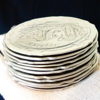 Чиния за хапки,подложка от калай с St.Peter , снимка 5 - Антикварни и старинни предмети - 32574007