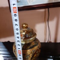 Сатцума Satsuma стара ваза буркан порцелан маркиран, снимка 7 - Антикварни и старинни предмети - 43170995