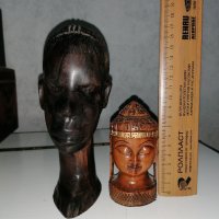 Абаносова мъжка глава, снимка 1 - Статуетки - 36642452