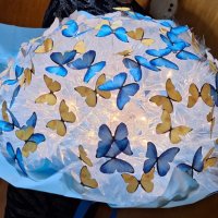 Светещ букет от 101 бр. пеперуди " DESS", снимка 4 - Романтични подаръци - 44070493