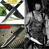 ловен нож тактически RAMBO II първа кръв комплект оцеляване+компас ловен нож тактически RAMBO II пър, снимка 2 - Ножове - 37646561