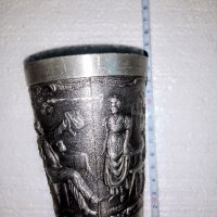 Немски релефни,калаено-сребърни чаши, снимка 14 - Антикварни и старинни предмети - 39304435