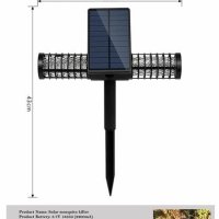 Мощна соларна лампа против комари, снимка 4 - Соларни лампи - 44099381