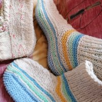 Ръчно плетени чорапи , снимка 6 - Други - 38096511