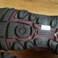 MERRELL Alverstone GORE-TEX Leather Shoes EUR 40,5 / UK 7 естествена кожа водонепромукаеми - 753, снимка 14 - Мъжки боти - 43762588