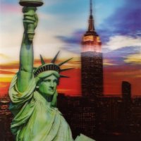 3D картина (30/40см) Статуята на Свободата, снимка 7 - Картини - 39266761
