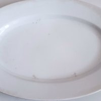 Порцеланова чешка овална чиния, плато за сервиране, снимка 2 - Антикварни и старинни предмети - 43681137
