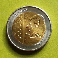 2 евро 2005 ''Specimen'' Естония Пробна , снимка 1 - Нумизматика и бонистика - 43362260
