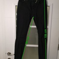 Adidas original denim мъжки черни дънки, 173см, С/М, снимка 9 - Дънки - 39977625
