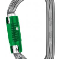 Асиметричният алуминиев карабинер PETZL Am'D PIN-LOCK , снимка 1 - Спортна екипировка - 33198729