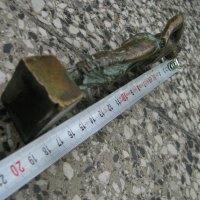 Бронзова пластика статуетка Асклепий, снимка 6 - Антикварни и старинни предмети - 32271822