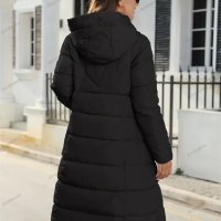 Зимно дамско яке със средна дължина и изчистен дизайн, 2цвята - 023, снимка 12 - Якета - 43010694