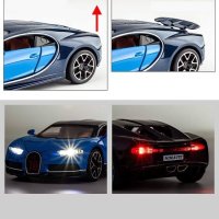 Метални колички: Bugatti Chiron (Бугати Широн), снимка 2 - Колекции - 43881180