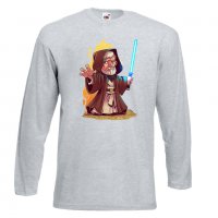 Мъжка тениска Star Wars Obi Wan Star Wars Игра,Изненада,Подарък,Геймър, , снимка 10 - Тениски - 36809580