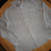 XXL/La Redoute/100% лен/нова мъжка риза, снимка 3 - Ризи - 39284348