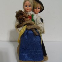 № 6833 стара кукла   - височина 19 см   - синтетика , текстил , снимка 6 - Други ценни предмети - 39759446