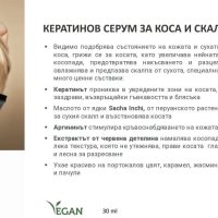 Кератинов серум за коса и скалп, снимка 2 - Продукти за коса - 43690200