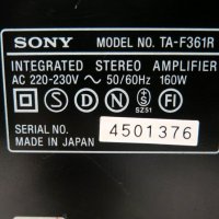 Sony TA-F361R, снимка 8 - Ресийвъри, усилватели, смесителни пултове - 43911029