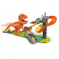 Детска играчка - автомобилна писта-динозавър с 1 количка, снимка 3 - Коли, камиони, мотори, писти - 38550318