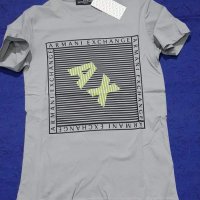 Мъжка сива тениска Armani Exchange  код VL54H, снимка 1 - Тениски - 43389241