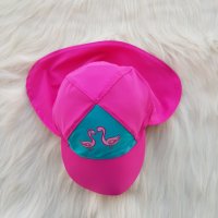 Плажна шапка със защита на вратлето 1-2 години, снимка 2 - Бебешки шапки - 40373735