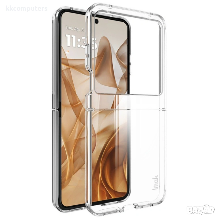 Motorola Razr 50 / Razr 2024 IMAK Силиконов Калъф и Протектор, снимка 1