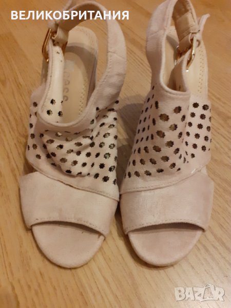 Чисто нови чехли от Xcess  на висок ток с платформа   1073, снимка 1