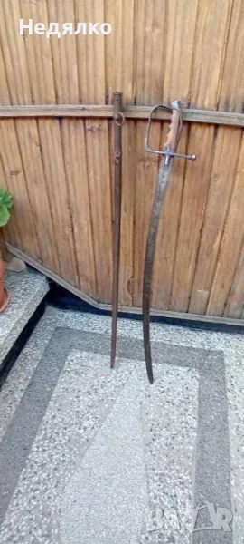 Шамшир,стара сабя с кания,уникална, снимка 1