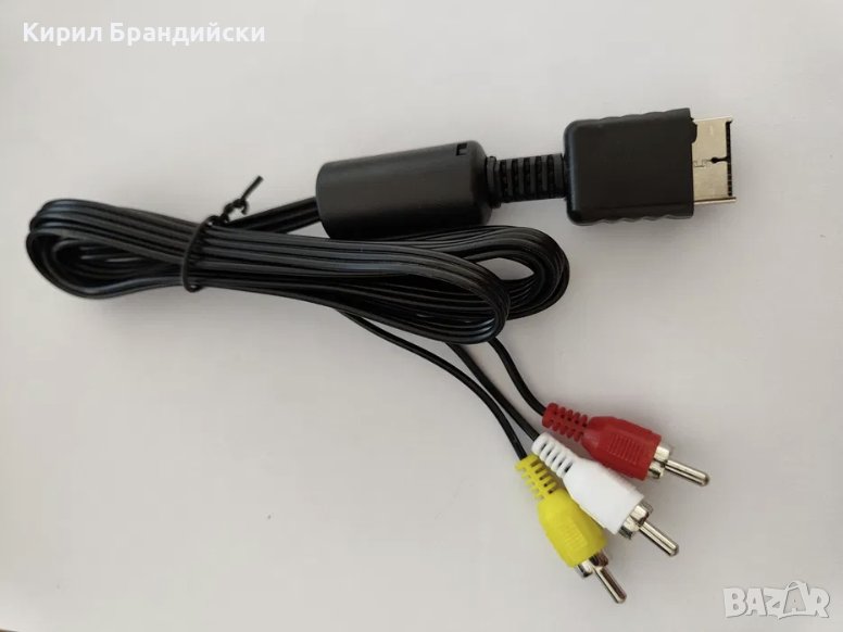 Кабел за PS2 , PS3 към AV (чинчове), снимка 1