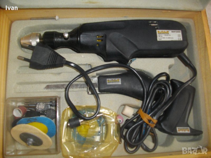 Комплект Мини Зеге-Дрелка-Шлифовалка-8 мм-За Прецизна Работа-Машина 3 в 1-Отлична, снимка 1