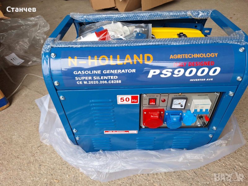 Генератор моно и трифазен AVRинверторен N-HOLLAND PS900   НЕИЗПОЛЗУВАН0 (Италия), снимка 1