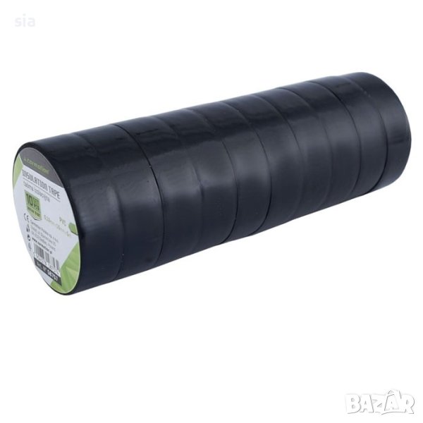 Изолирбанд черен, 10 бр, снимка 1