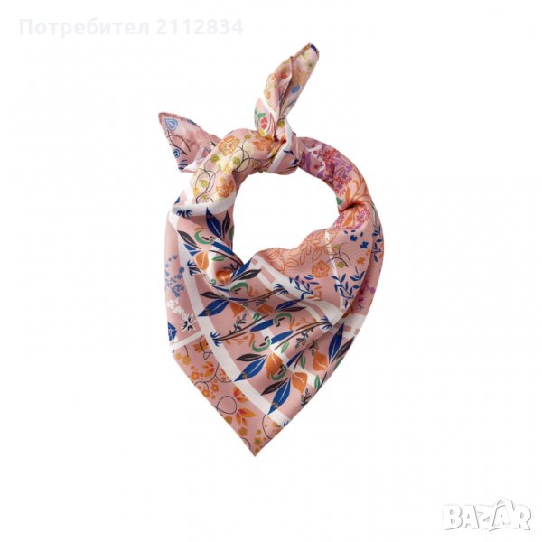 Шал с флорални мотиви Love, снимка 1