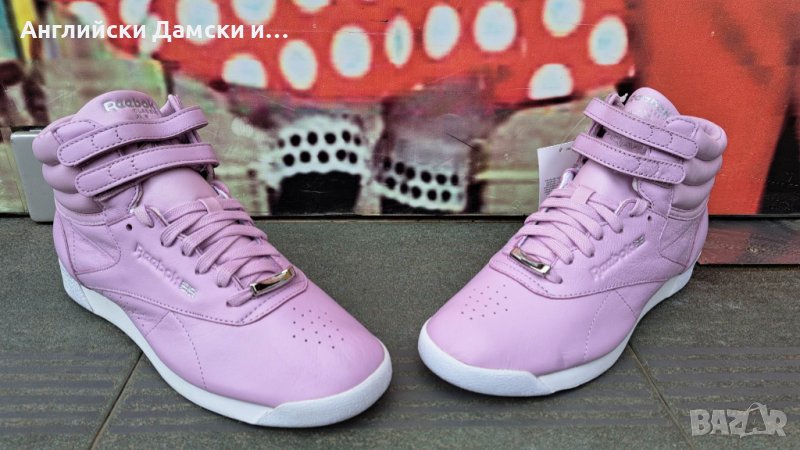 Английски дамски кецове естествена кожа-REEBOK , снимка 1