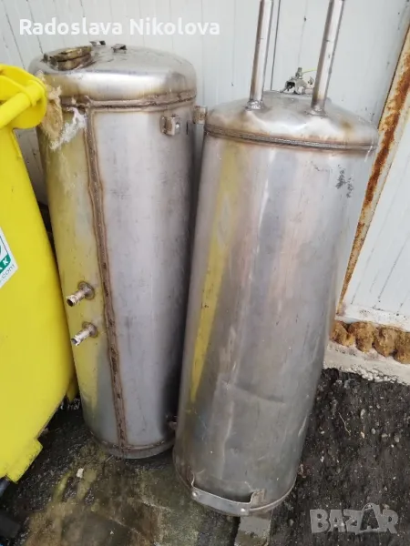 водосъдаржател от неръждаема стомана 80 литра , снимка 1