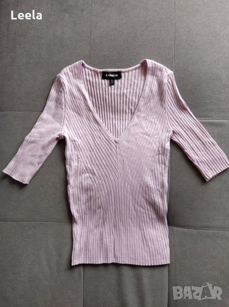 Розова рипсена блуза Express, снимка 1