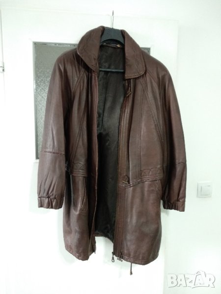 Дамска кожена шуба L, снимка 1
