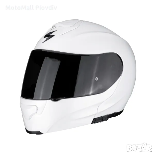 ПРОМО! Модуларна каска SCORPION EXO-3000 AIR Solid Pearl White , снимка 1