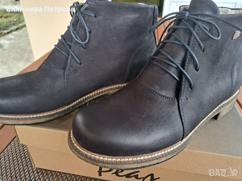 Дамски боти от естествена кожа , снимка 1