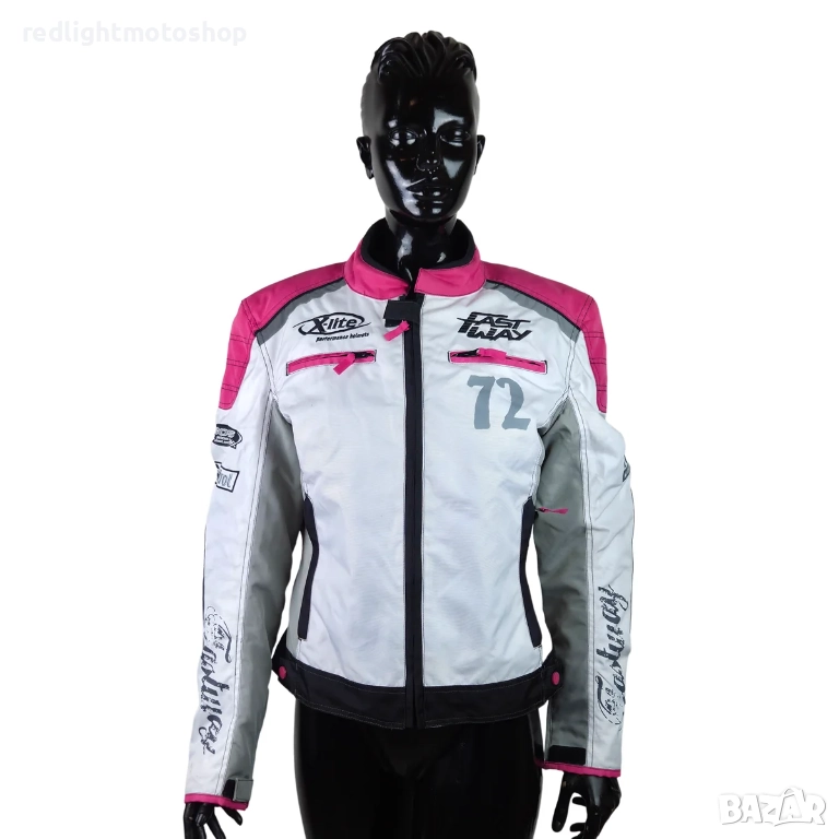 📌 5431 Fast Way – Дамско текстилно мото яке, размер L – 150 лв., снимка 1