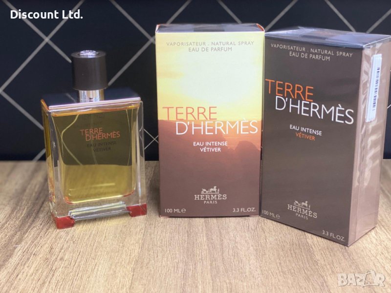 Hermes Terre d`Hermes Eau Intense Vetiver EDP 100ml, снимка 1