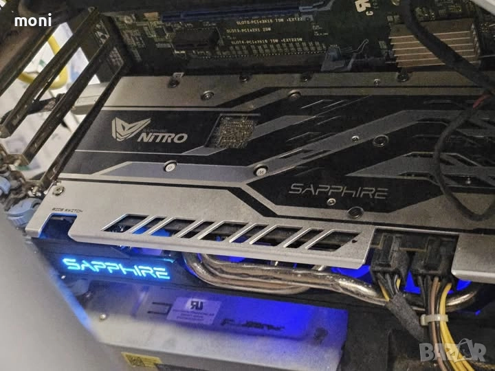 Видео карта Sapphire Nitro Radeon RX 580 4 GB GDDR5 перфектна, снимка 1