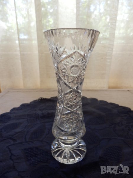 Полска кристална ваза, снимка 1