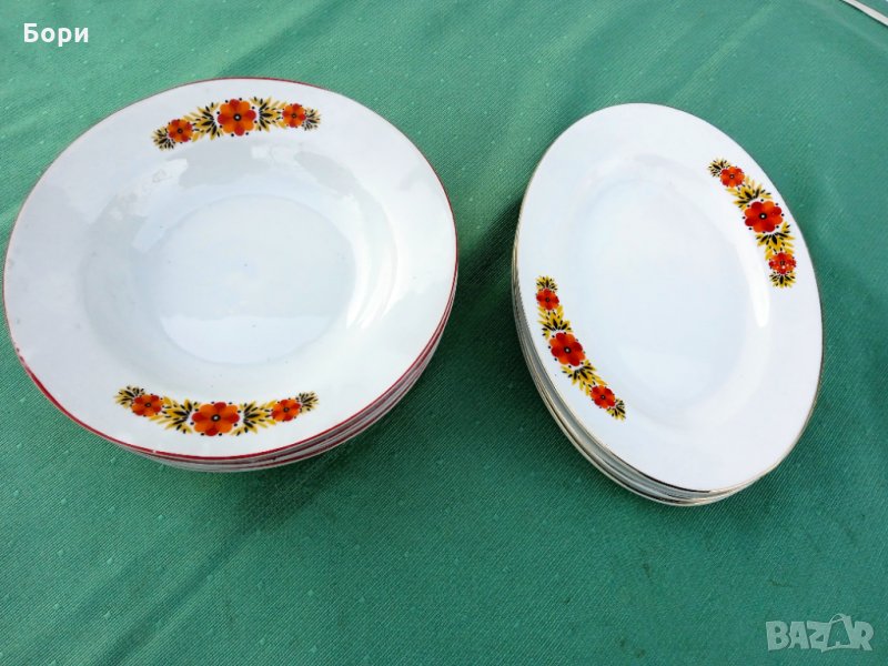 Български порцелан чинии плата, снимка 1