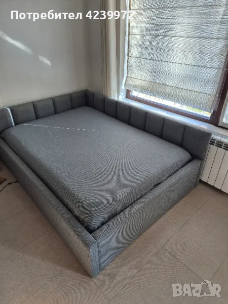 Чисто нов ръчно шит калъф от дамаска за матрак 200/140, снимка 1