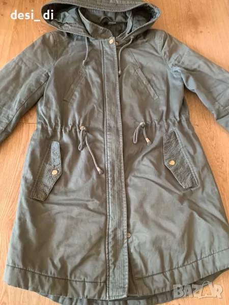 Зелена парка изгодно, снимка 1