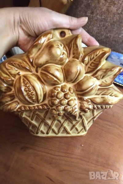 Френска  ръчно изработена керамична форма за печене  , снимка 1