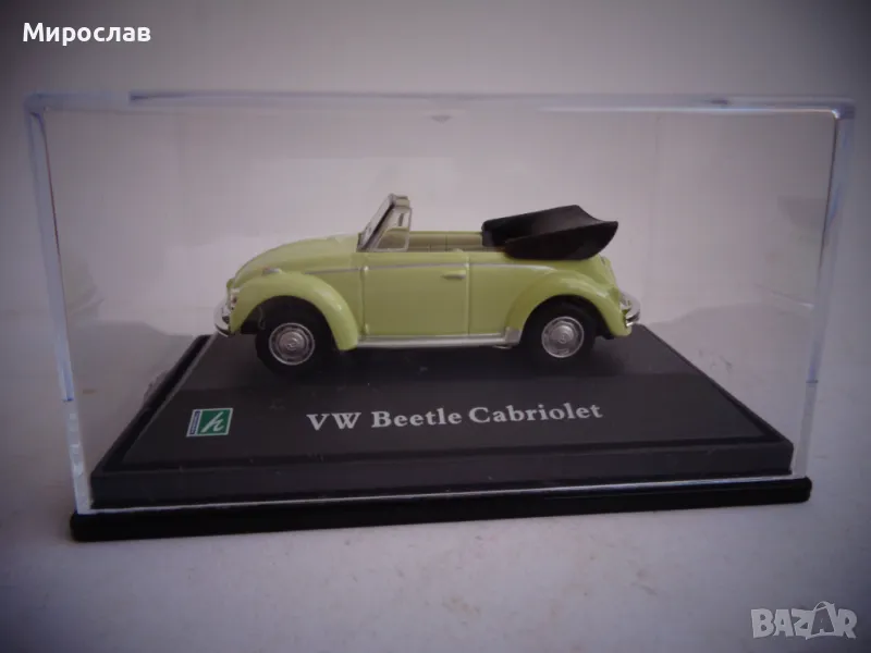 1:72 HONGWELL VW BEETLE CABRIO ИГРАЧКА КОЛИЧКА МОДЕЛ, снимка 1